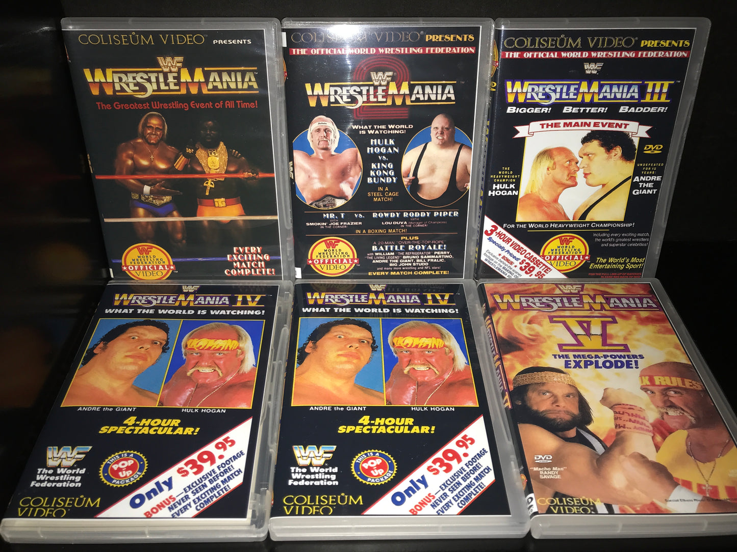 DVD's - WrestleMania DVD Lot