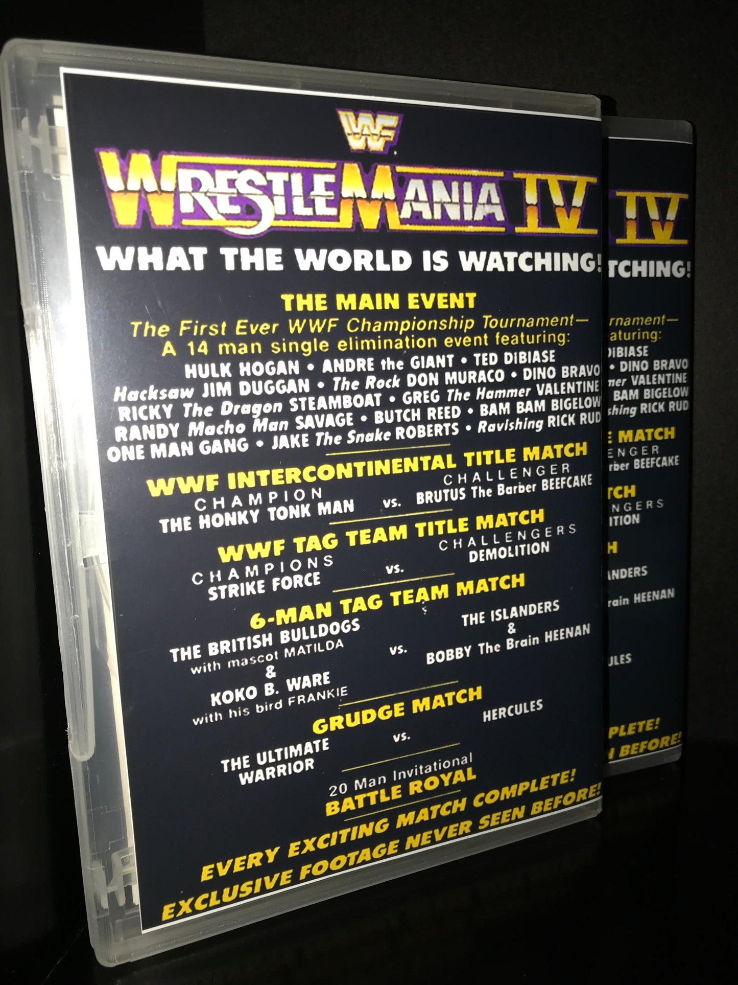 DVD's - WrestleMania DVD Lot