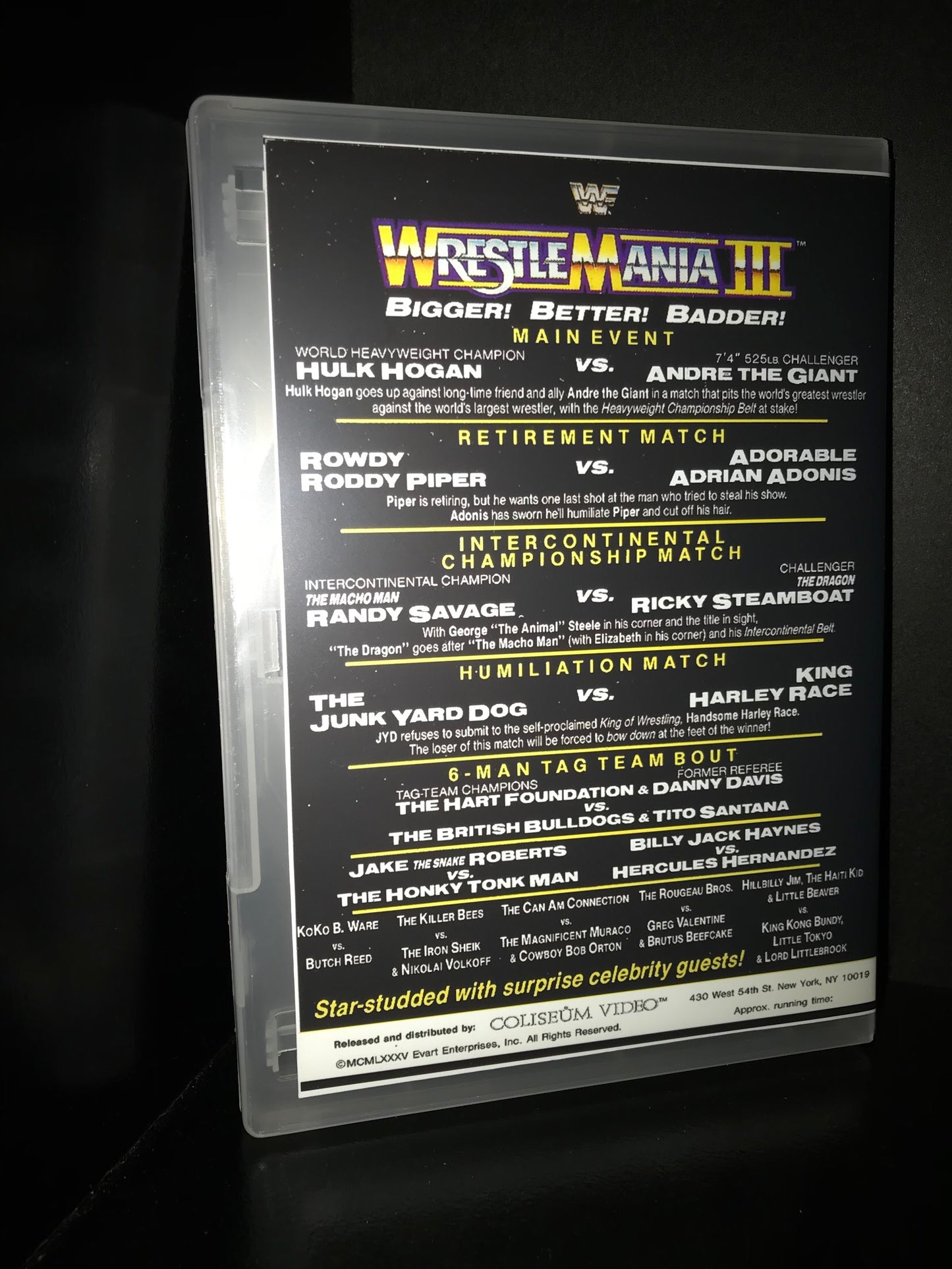 DVD's - WrestleMania DVD Lot