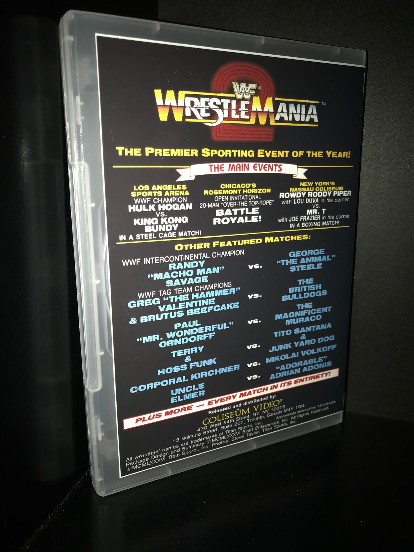 DVD's - WrestleMania DVD Lot