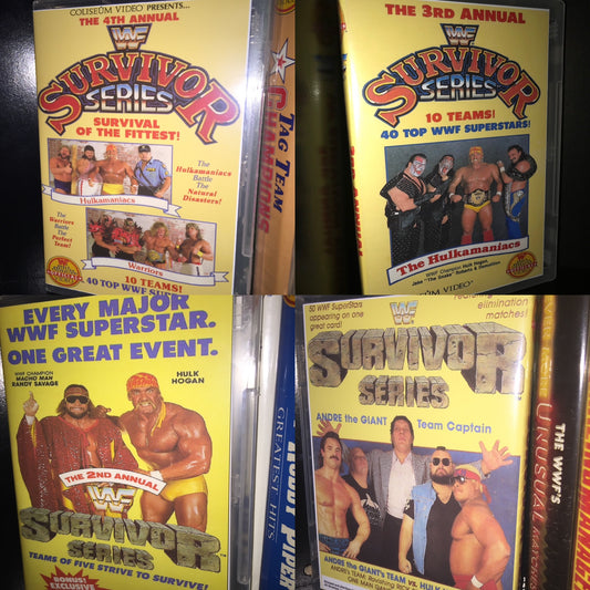 DVD's - Survivor Series DVD Lot