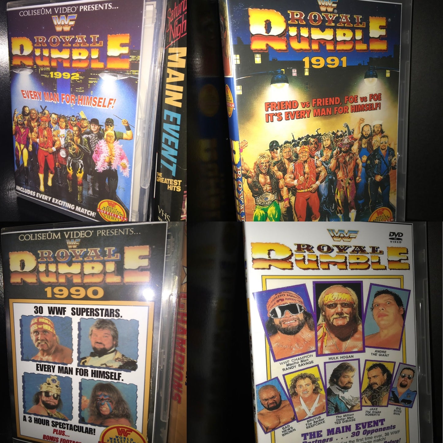 DVD's - Royal Rumble DVD Lot