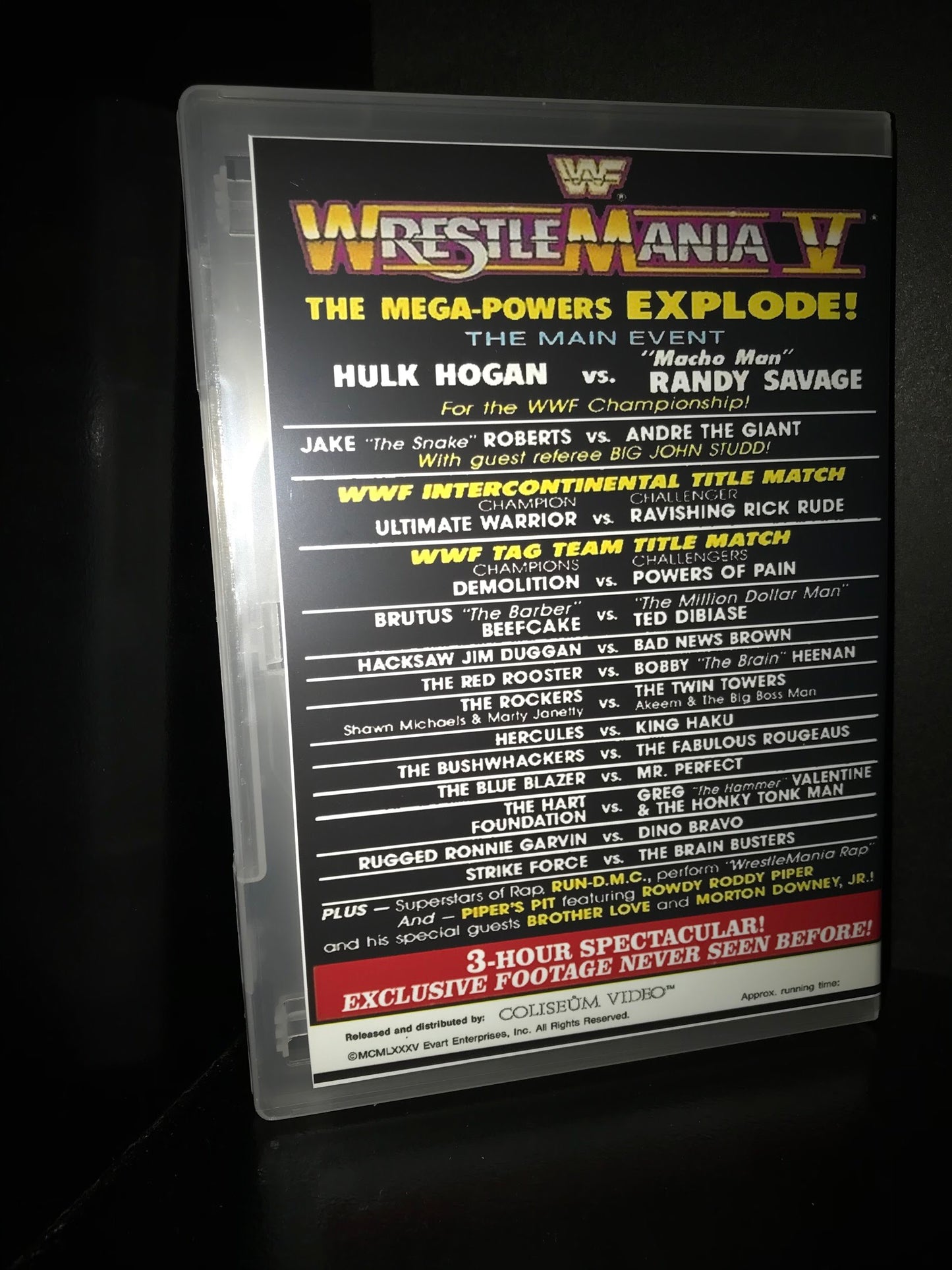 DVD's - WrestleMania DVD Lot