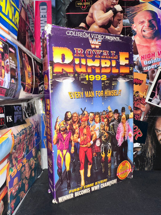 ROYAL RUMBLE 1992 VHS - COLISEUM VIDEO