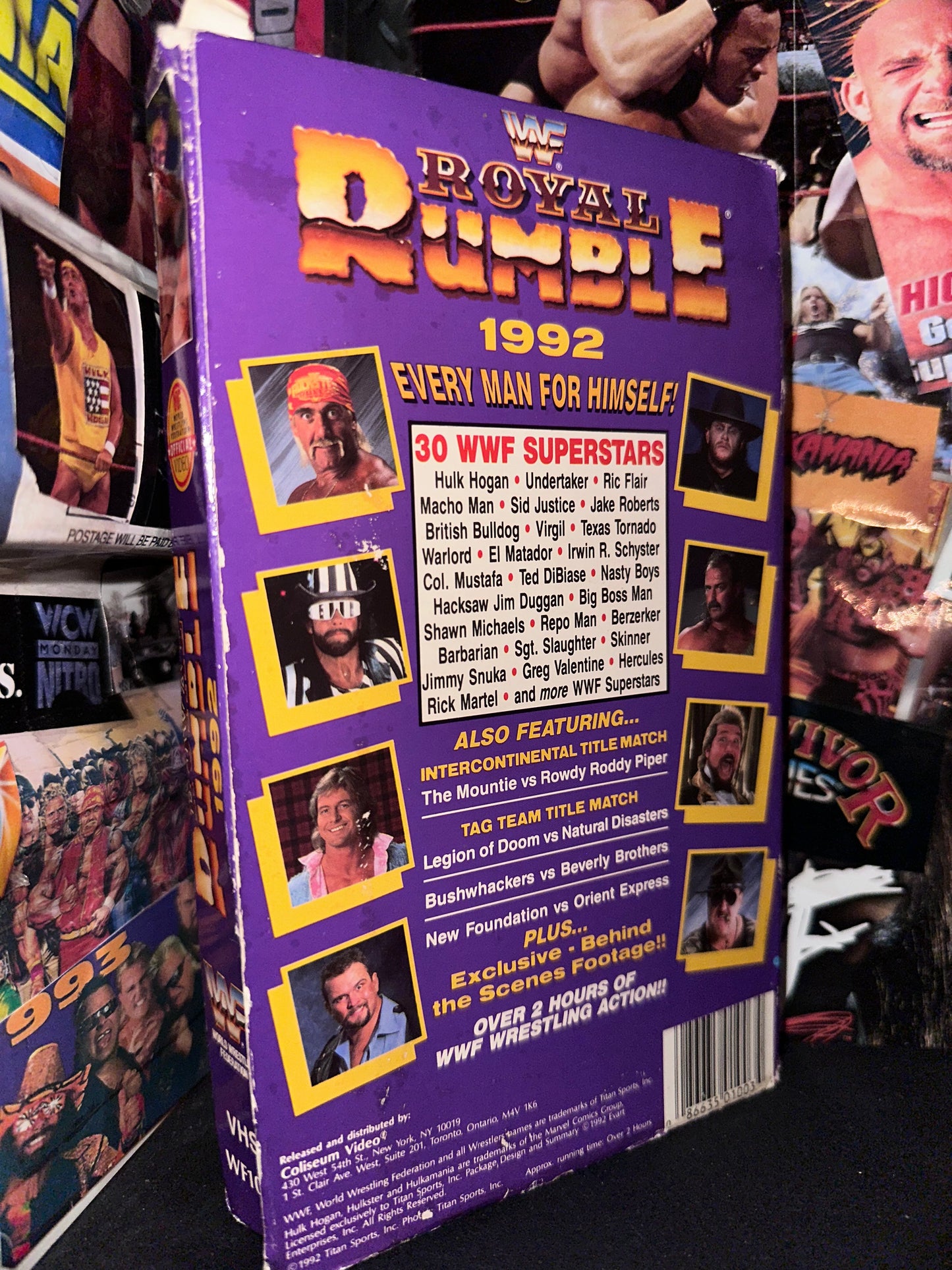 ROYAL RUMBLE 1992 VHS - COLISEUM VIDEO